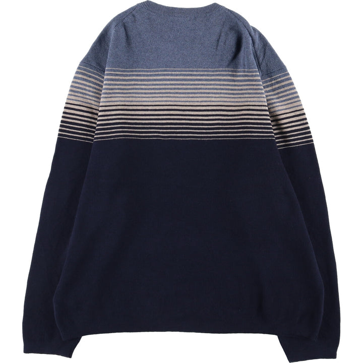 GAP Cotton Knit Sweater, Men's Size XL cotton Blue type light blue Vintage Second Hand