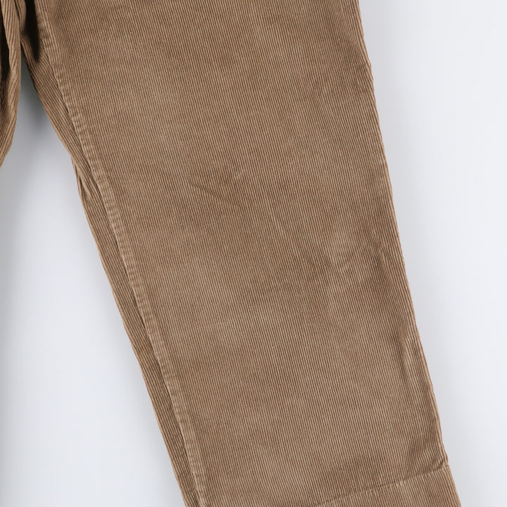 2000'S Dockers Preated Relaxed Fit Two-Pleated Corduroy Pants, Men's, Size 34 cotton brown type Vintage Second Hand