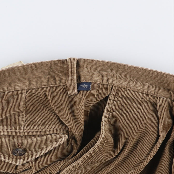 2000'S Dockers Two-pleat Corduroy Pants Men's Size W34 cotton brown type Vintage Second Hand