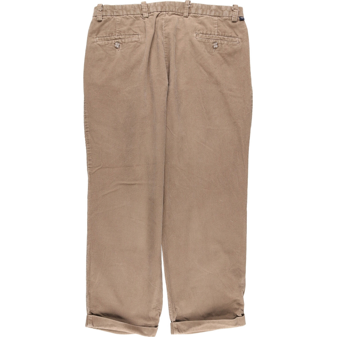 Dockers Preated Relaxed Fit Two-Pleated Corduroy Pants, Men's, Size 36 cotton Beige type Vintage Second Hand