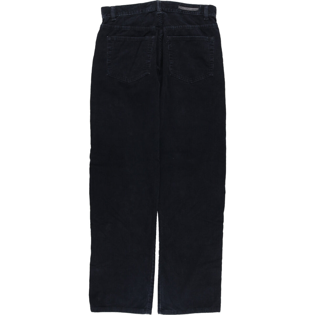 Calvin Klein corduroy pants for men, size W32 cotton black type Vintage Second Hand