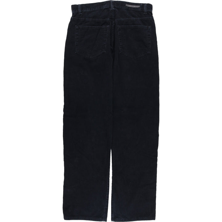 Calvin Klein corduroy pants for men, size W32 cotton black type Vintage Second Hand