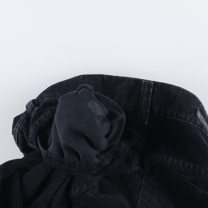Calvin Klein corduroy pants for men, size W32 cotton black type Vintage Second Hand
