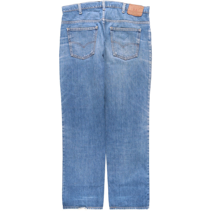 Vintage 1980'S Levi's 519-0217 tapered denim pants, men's size W39 unclear blue type Vintage Second Hand