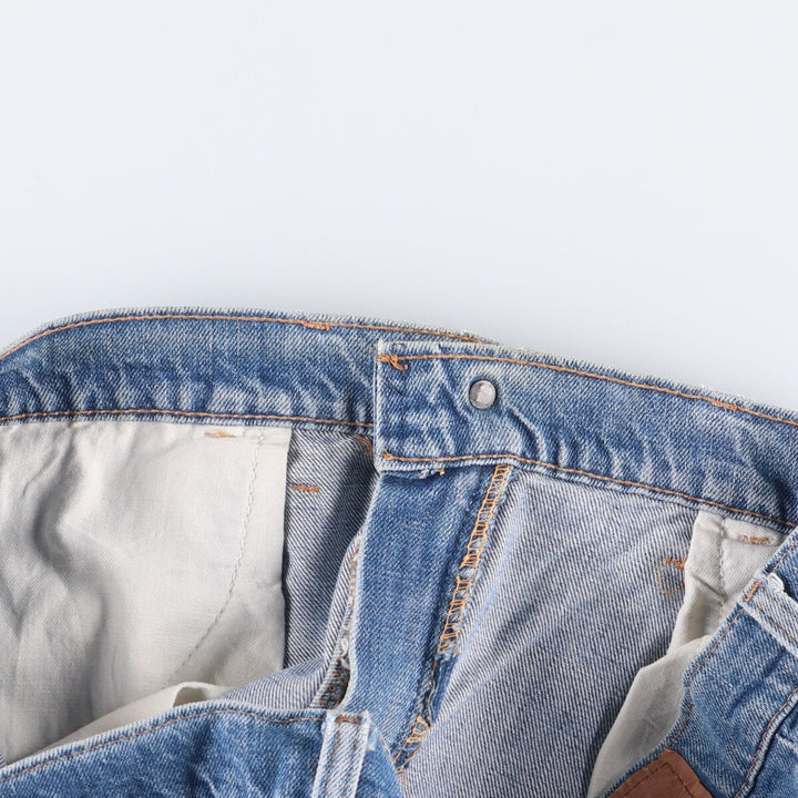 Vintage 1980'S Levi's 519-0217 tapered denim pants, men's size W39 unclear blue type Vintage Second Hand