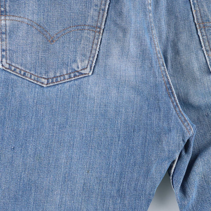 Vintage 1980'S Levi's 519-0217 tapered denim pants, men's size W39 unclear blue type Vintage Second Hand