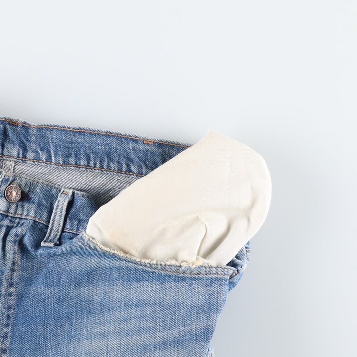 Vintage 1980'S Levi's 519-0217 tapered denim pants, men's size W39 unclear blue type Vintage Second Hand