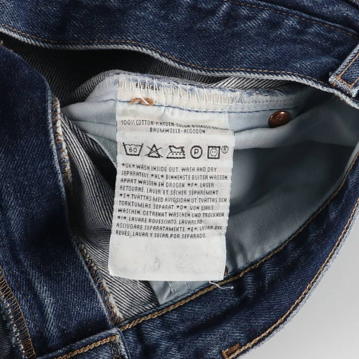 2000'S Levi's 521 02 Euro Model Tapered Denim Pants, Men's Size W30 cotton blue type Vintage Second Hand