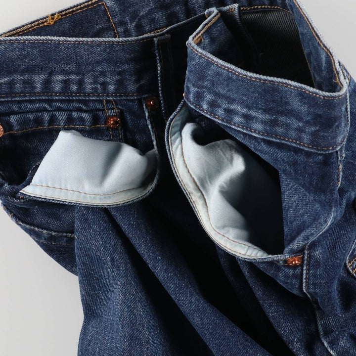 2000'S Levi's 521 02 Euro Model Tapered Denim Pants, Men's Size W30 cotton blue type Vintage Second Hand