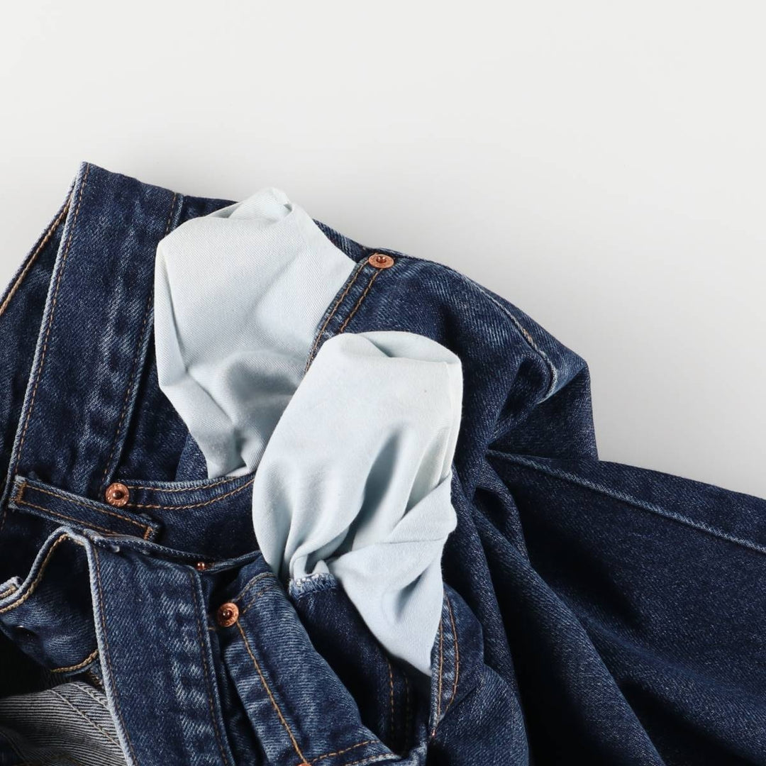 2000'S Levi's 521 02 Euro Model Tapered Denim Pants, Men's Size W30 cotton blue type Vintage Second Hand