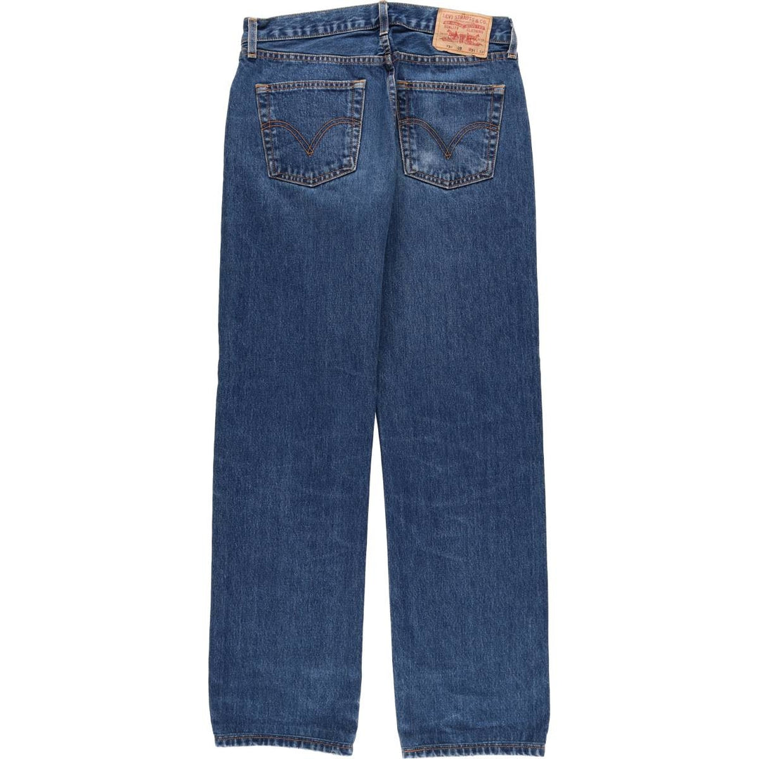 Levi's 751 Euro Model Straight Denim Pants, Men's Size W32 cotton blue type Vintage Second Hand