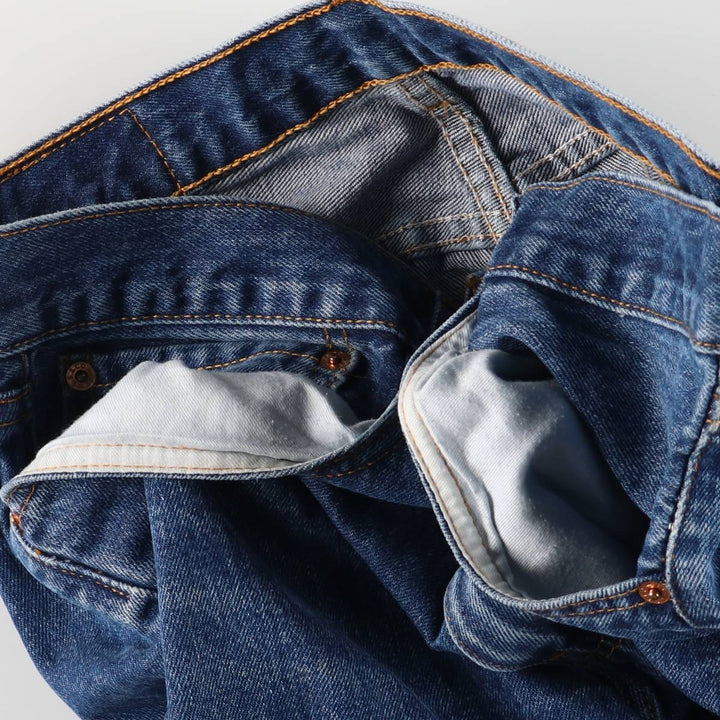 Levi's 751 Euro Model Straight Denim Pants, Men's Size W32 cotton blue type Vintage Second Hand