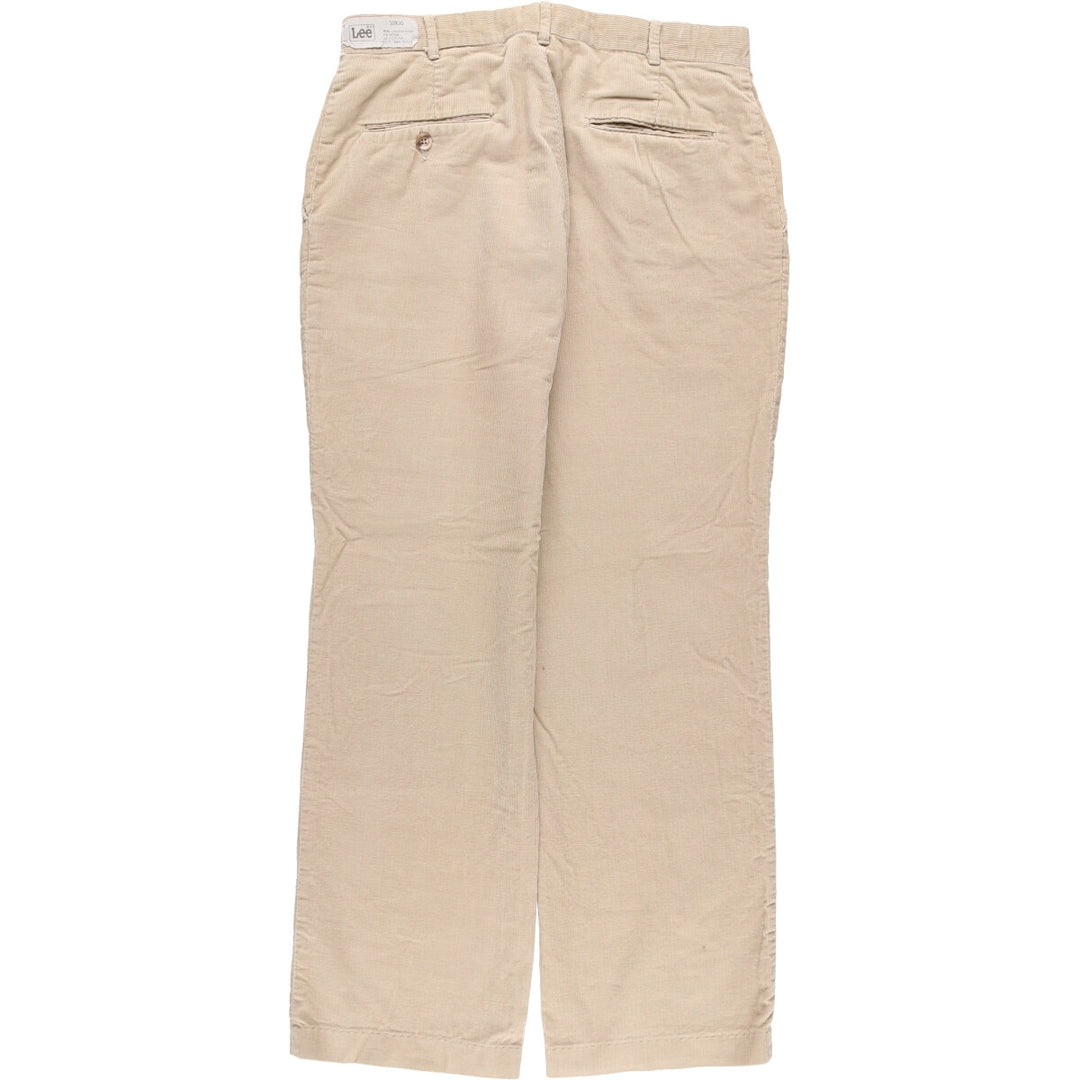Vintage Lee corduroy pants, made in the USA, men's size W31. cotton Beige type Vintage Second Hand