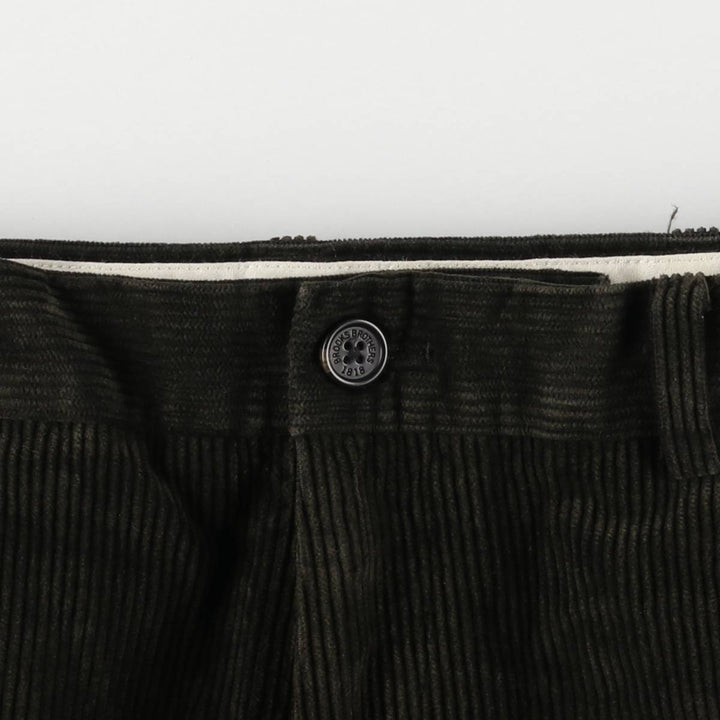 Brooks Brothers 346 Corduroy Pants, Men's, Size W36 cotton brown type Vintage Second Hand
