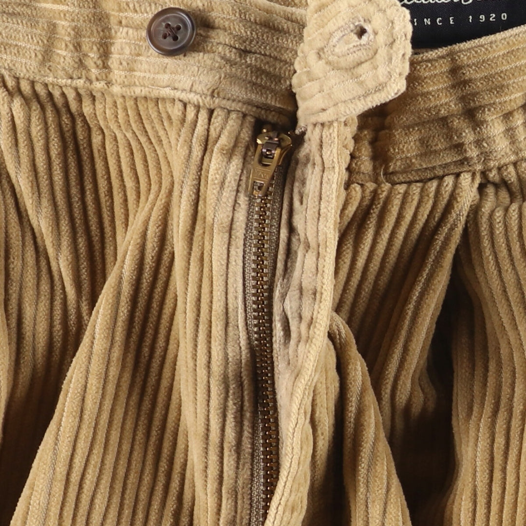 Eddie Bauer Men's Two-Puck Wide-Rib Corduroy Pants, Size W35 cotton Beige type Vintage Second Hand