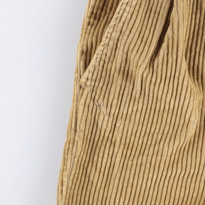Eddie Bauer Men's Two-Puck Wide-Rib Corduroy Pants, Size W35 cotton Beige type Vintage Second Hand