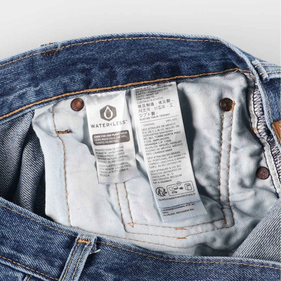 Levi's Levi's Premium Straight Denim Pants, Men's, Size W35 cotton blue type Vintage Second Hand