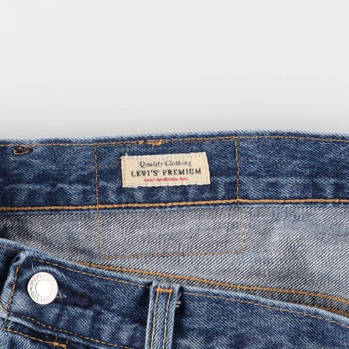Levi's Levi's Premium Straight Denim Pants, Men's, Size W35 cotton blue type Vintage Second Hand