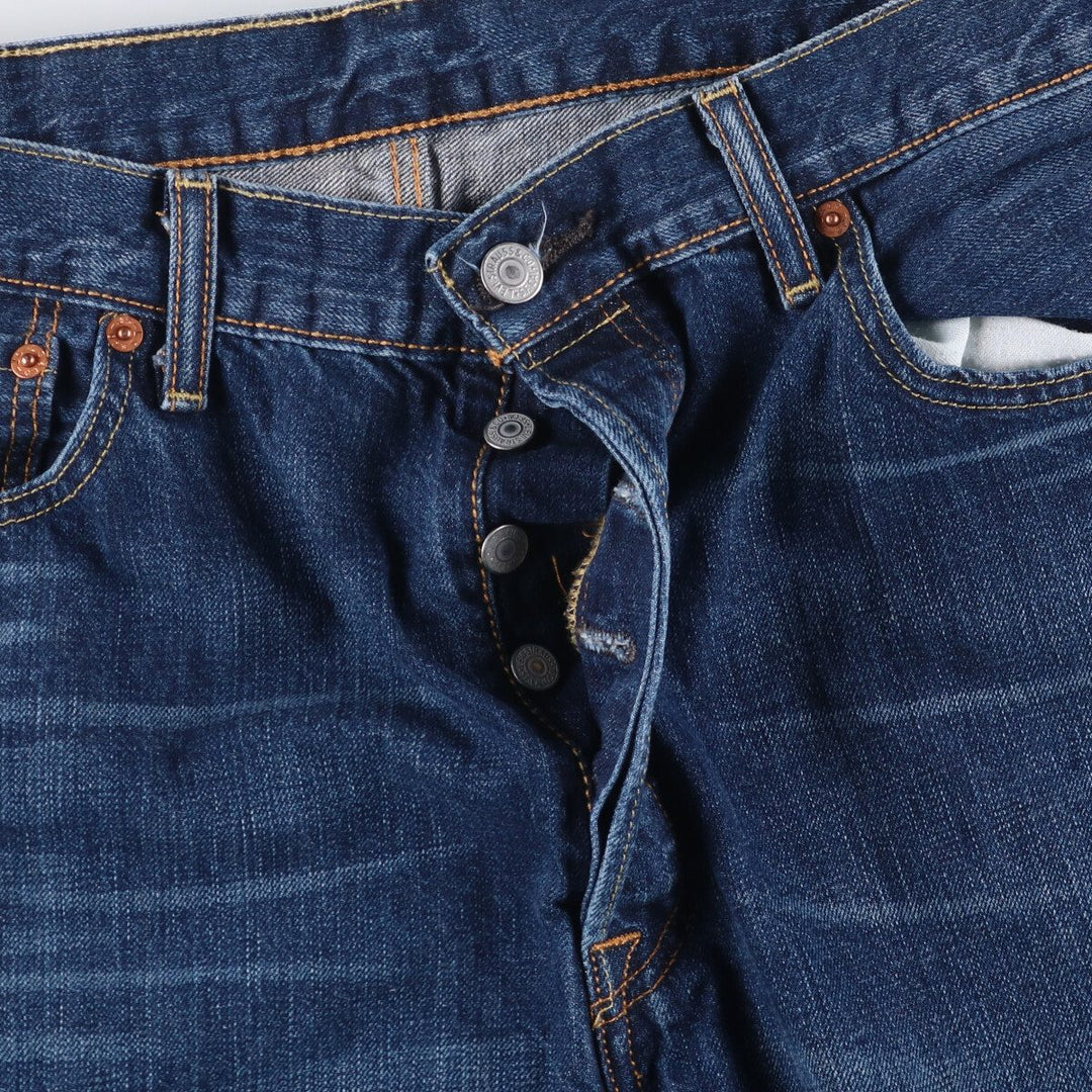 Levi's 501 straight denim pants for men, size W37 cotton blue type Vintage Second Hand