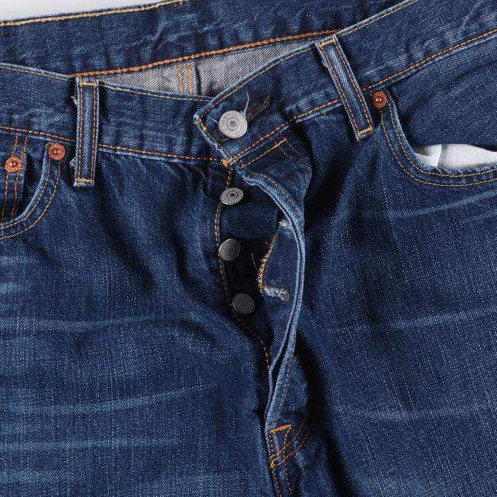 Levi's 501 straight denim pants for men, size W37 cotton blue type Vintage Second Hand