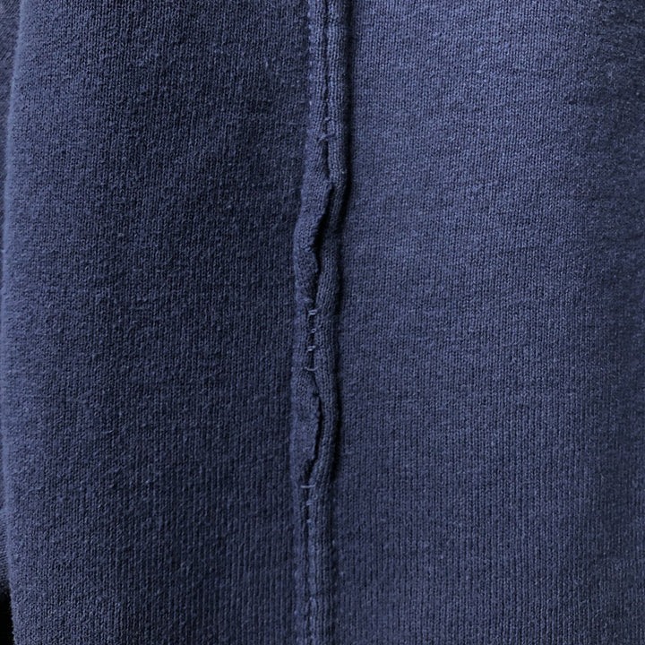 Russell College Sweatshirt, Men's Size L cotton navy blue type Vintage Second Hand