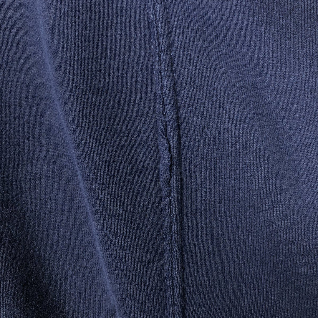 Russell College Sweatshirt, Men's Size L cotton navy blue type Vintage Second Hand