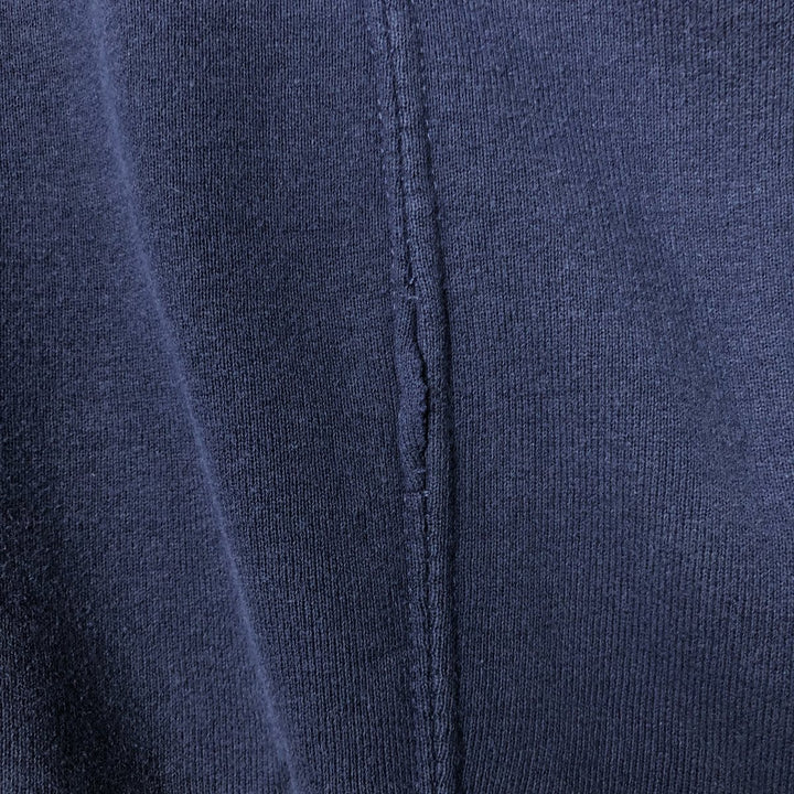 Russell College Sweatshirt, Men's Size L cotton navy blue type Vintage Second Hand