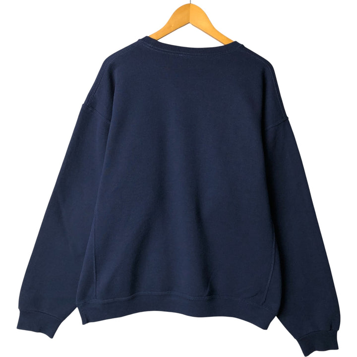 Russell College Sweatshirt, Men's XL cotton navy blue type Vintage Second Hand