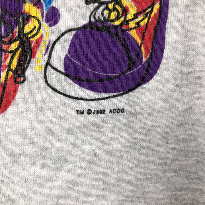 Vintage 90'S Hanes Izzy character sweatshirt, made in the USA, size L, men's cotton gray type Vintage Second Hand