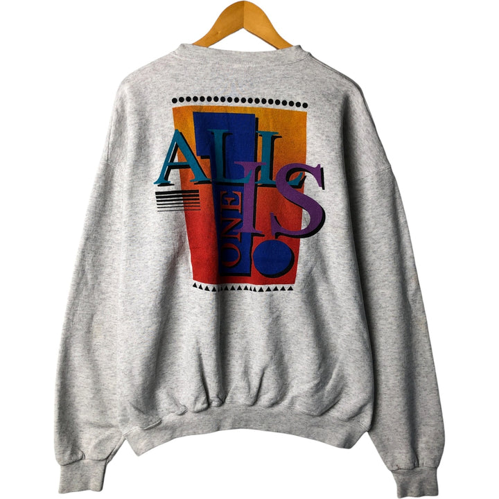 Vintage Hard Rock Cafe advertising sweatshirt, made in the USA, men's size XL. cotton gray type Vintage Second Hand