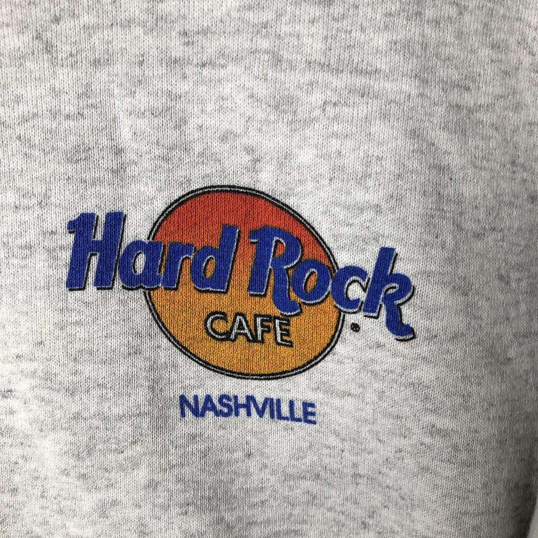Vintage Hard Rock Cafe advertising sweatshirt, made in the USA, men's size XL. cotton gray type Vintage Second Hand