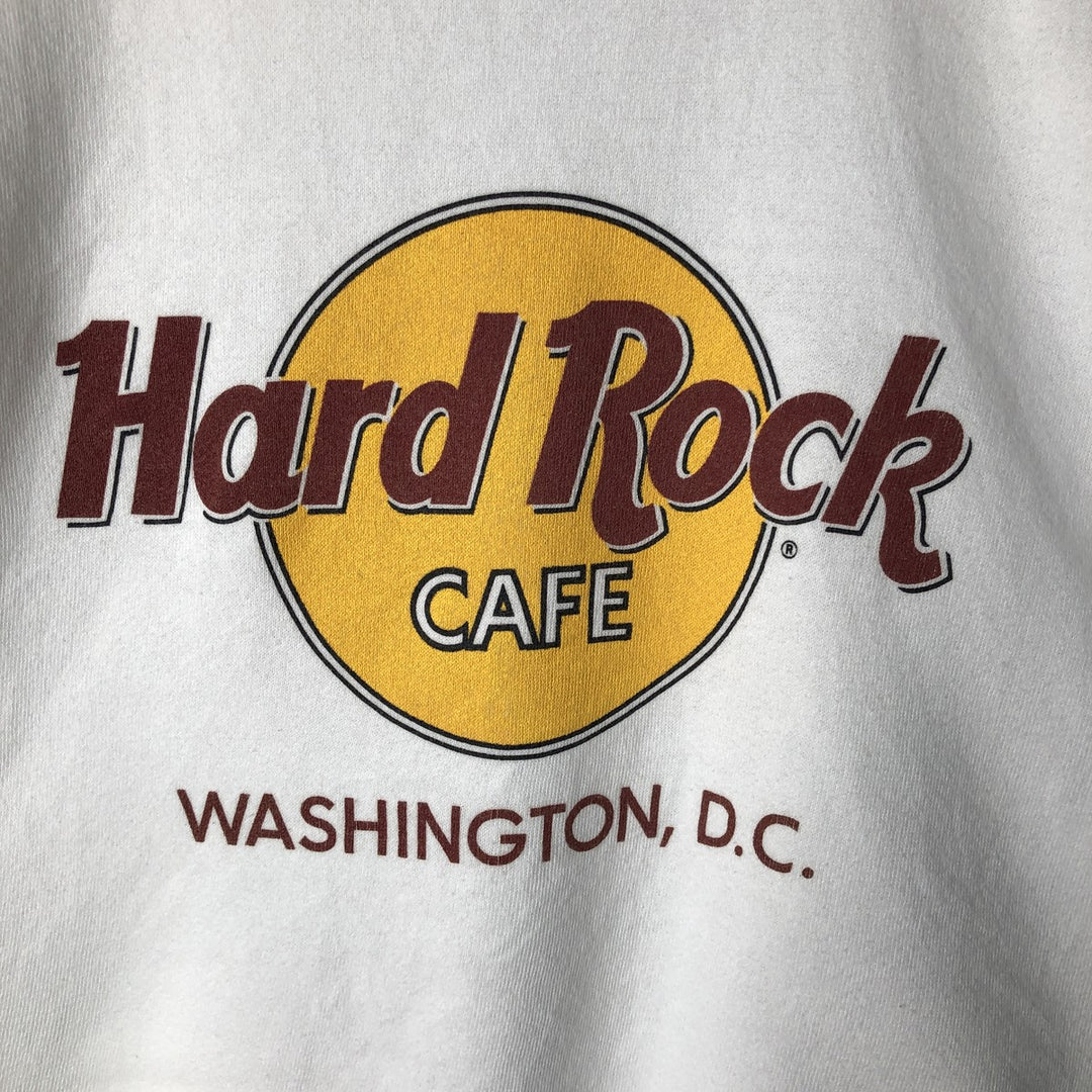 Vintage Hard Rock Cafe advertising sweatshirt, made in the USA, men's size XL. cotton white type Vintage Second Hand