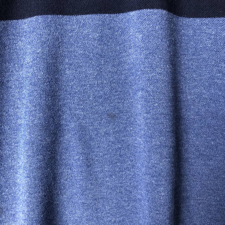 Ralph Lauren POLO by Ralph Lauren long sleeve polo shirt, men's XL size cotton blue type Vintage Second Hand