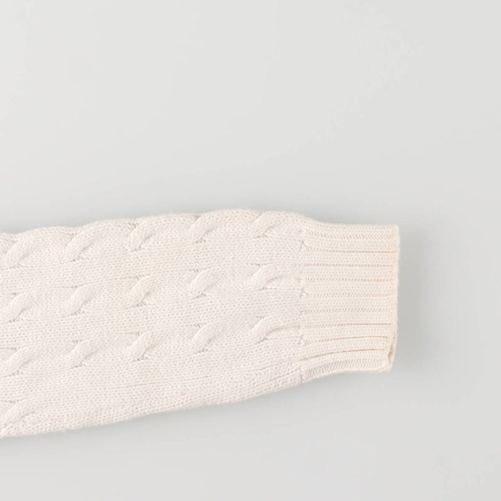 Ralph Lauren RALPH LAUREN cable knit cotton sweater, women's size L cotton white type Vintage Second Hand