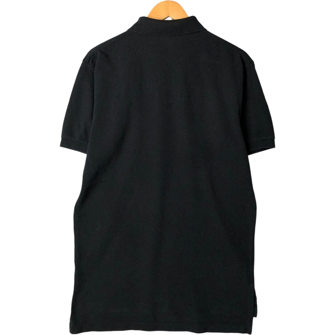 Ralph Lauren POLO by Ralph Lauren short sleeve polo shirt, men's size M cotton black type Vintage Second Hand