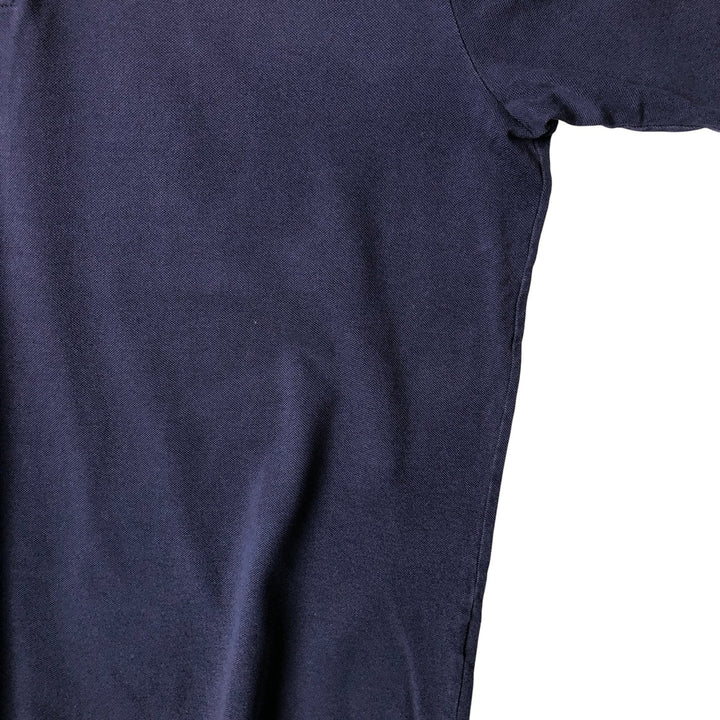 Ralph Lauren POLO GOLF Polo Golf short sleeve polo shirt for men size L Pima Cotton navy blue type Vintage Second Hand