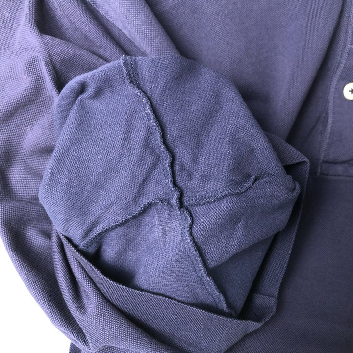 Ralph Lauren POLO GOLF Polo Golf short sleeve polo shirt for men size L Pima Cotton navy blue type Vintage Second Hand