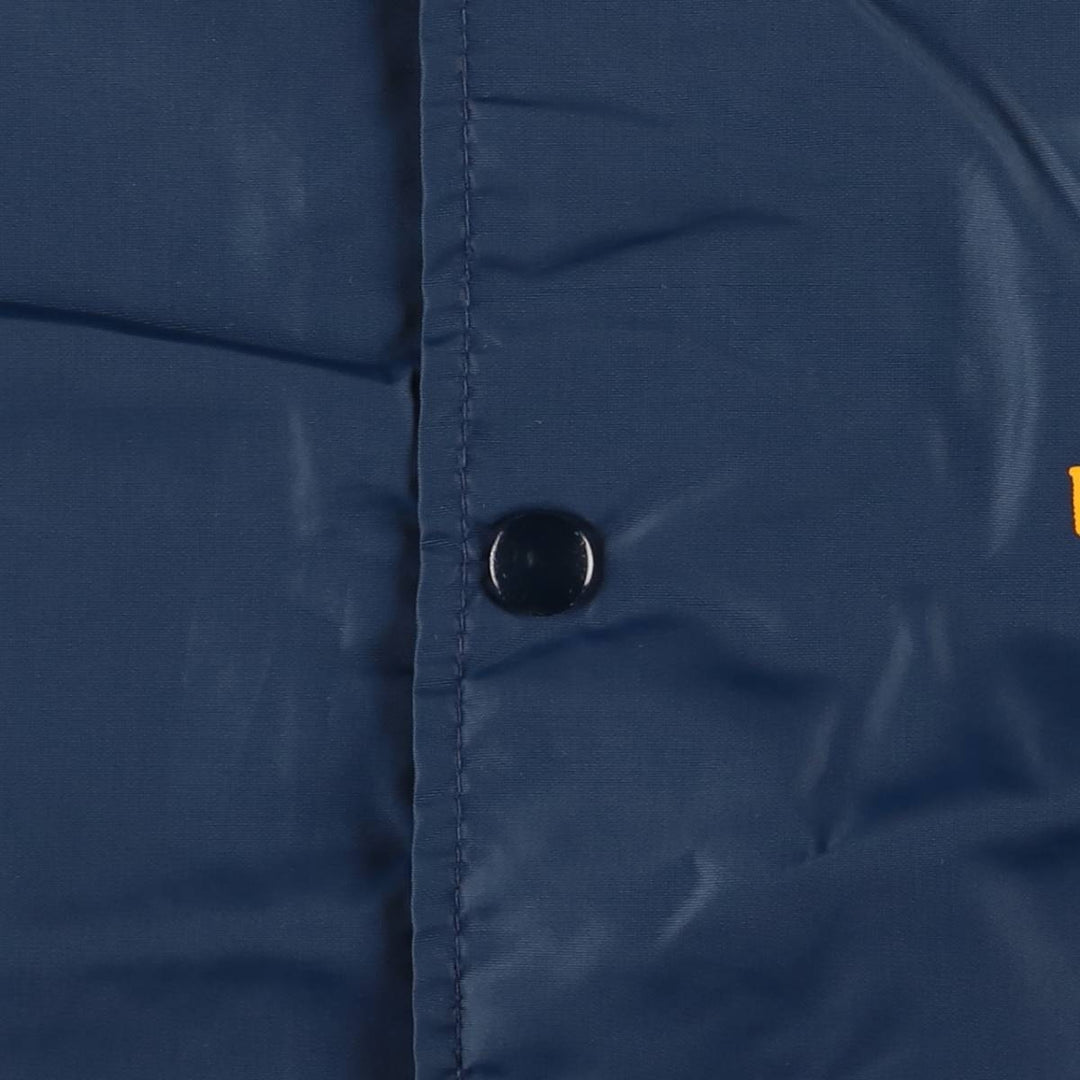 Vintage 1990'S Champion USNA Naval Academy College Coach's Jacket, Made in USA, Men's XL Nylon navy blue type Vintage Second Hand