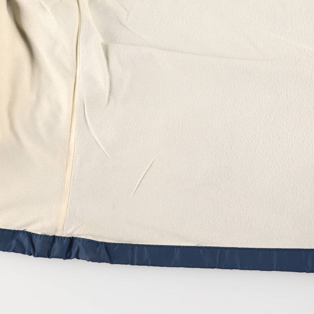 Vintage 1990'S Champion USNA Naval Academy College Coach's Jacket, Made in USA, Men's XL Nylon navy blue type Vintage Second Hand