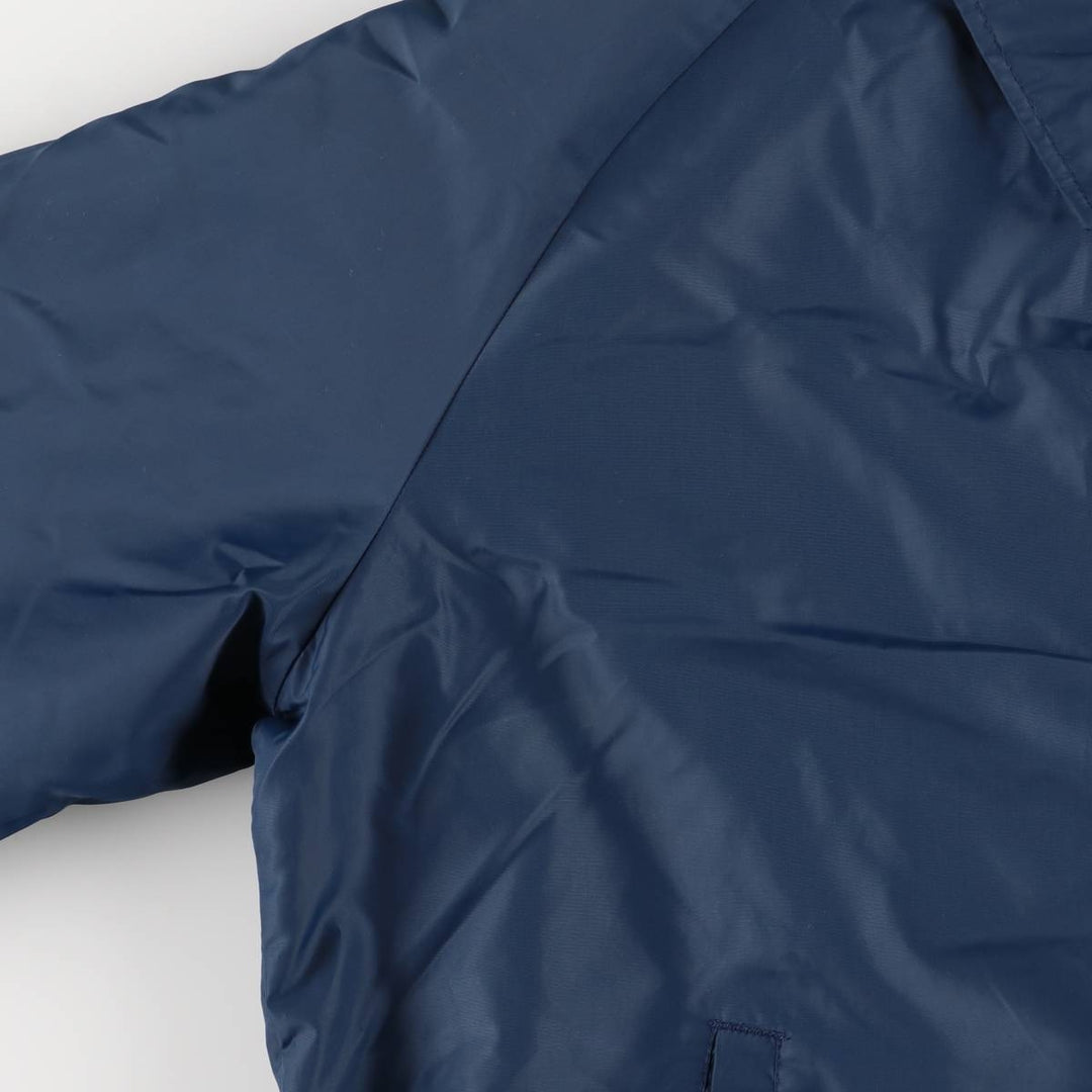 Vintage 1990'S Champion USNA Naval Academy College Coach's Jacket, Made in USA, Men's XL Nylon navy blue type Vintage Second Hand