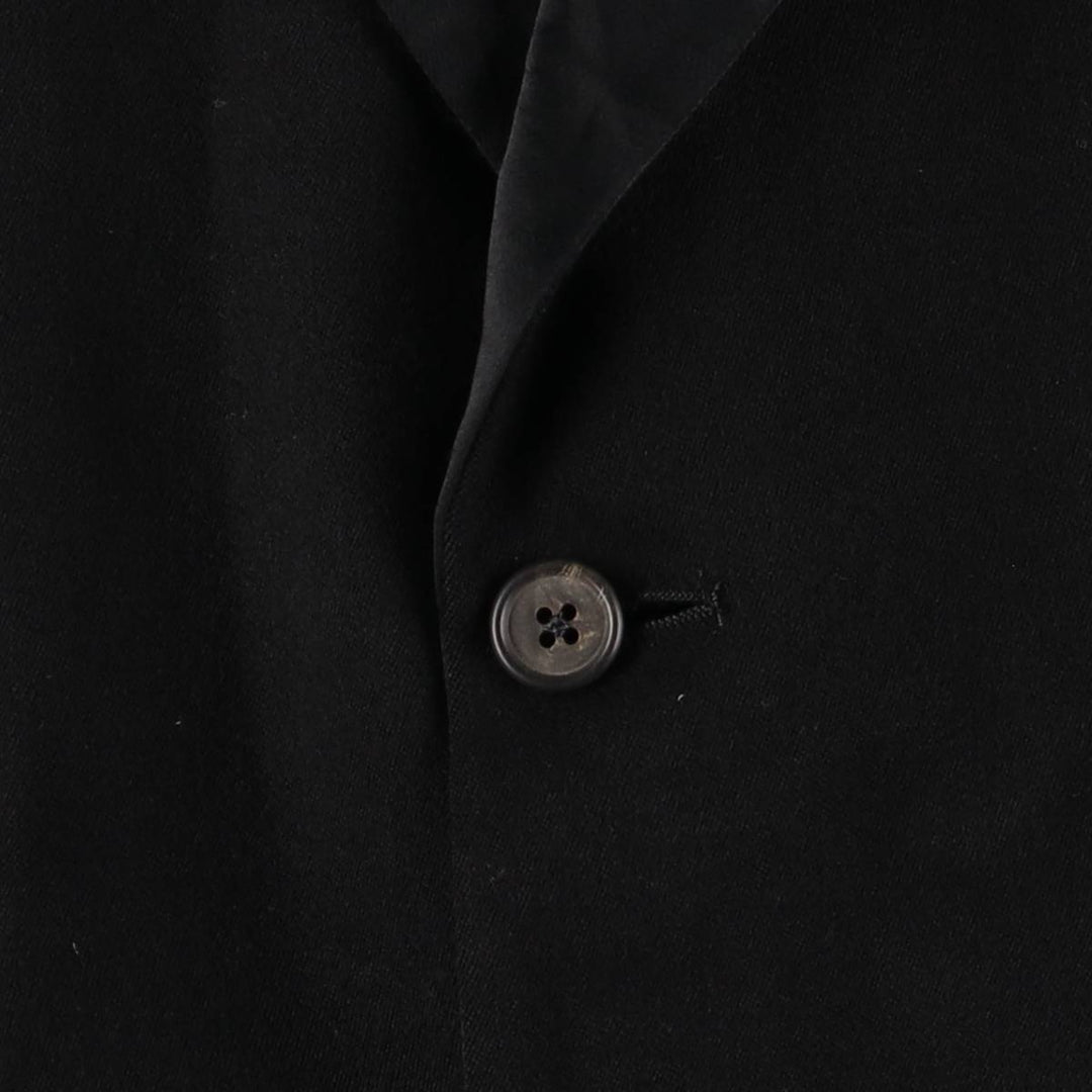 1970'S Ralph Lauren POLO by Ralph Lauren peak lapel tailored jacket, men's size small unclear black type Vintage Second Hand