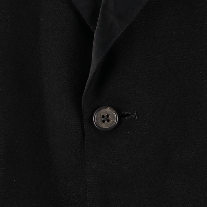 1970'S Ralph Lauren POLO by Ralph Lauren peak lapel tailored jacket, men's size small unclear black type Vintage Second Hand