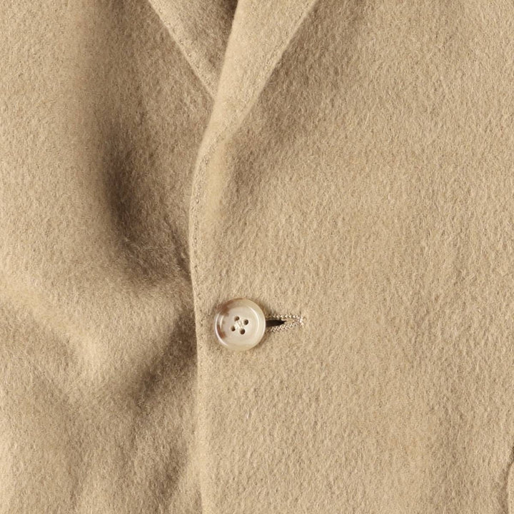 90'S Ralph Lauren POLO by Ralph Lauren FOR Perkins Shearer Wool Tailored Jacket, Made in USA, Men's Size Medium unclear Beige type Vintage Second Hand