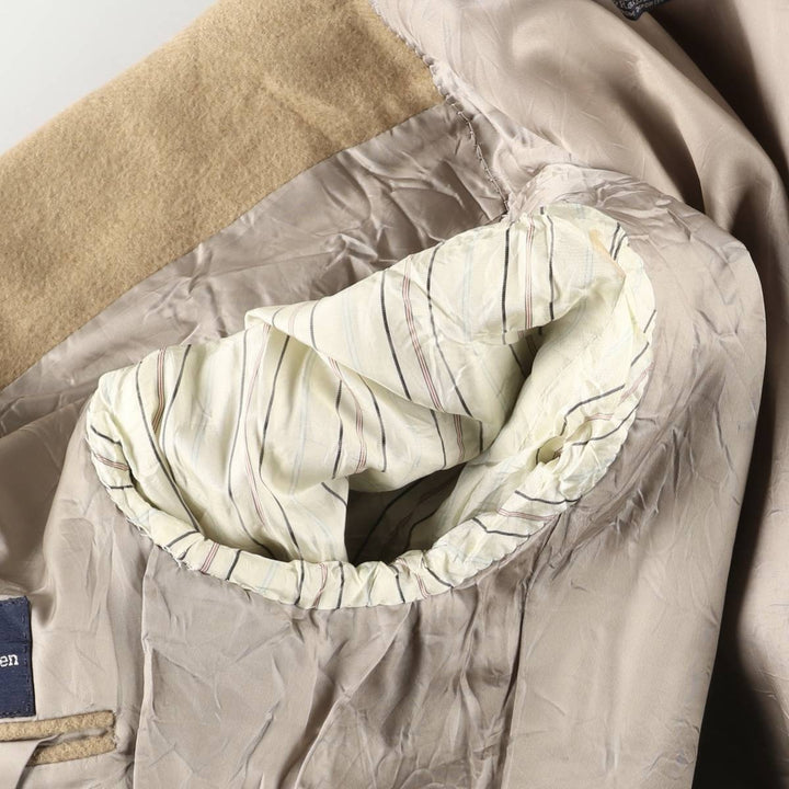 90'S Ralph Lauren POLO by Ralph Lauren FOR Perkins Shearer Wool Tailored Jacket, Made in USA, Men's Size Medium unclear Beige type Vintage Second Hand