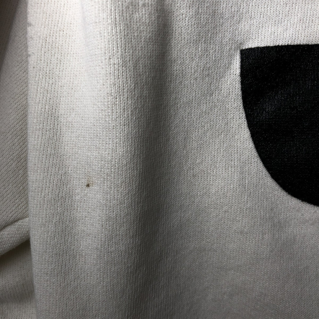 90s-00'S Hanes ACTIVEWEAR Mickey Mouse Character Sweatshirt, Made in USA, Men's Size XL cotton white type Vintage Second Hand