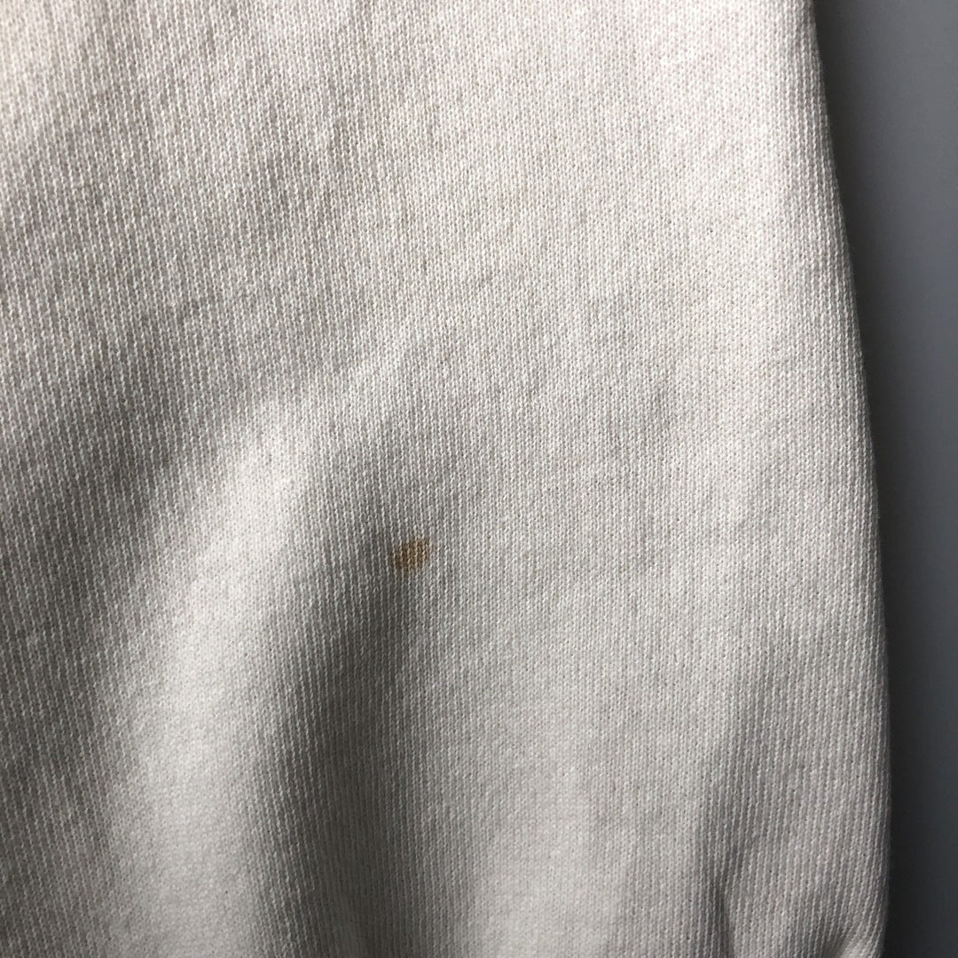 90s-00'S Hanes ACTIVEWEAR Mickey Mouse Character Sweatshirt, Made in USA, Men's Size XL cotton white type Vintage Second Hand