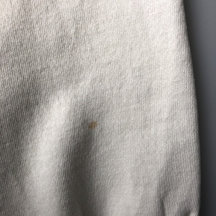 90s-00'S Hanes ACTIVEWEAR Mickey Mouse Character Sweatshirt, Made in USA, Men's Size XL cotton white type Vintage Second Hand