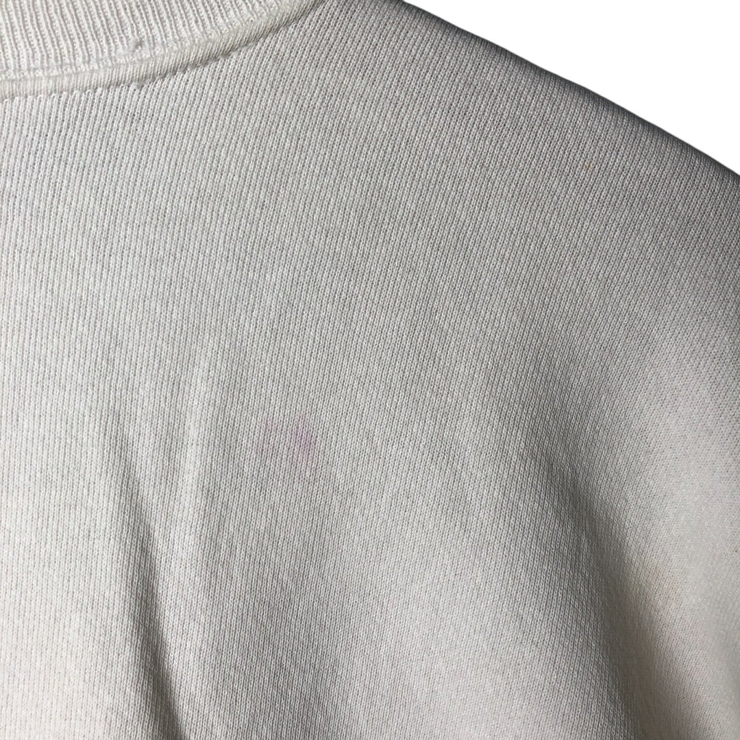 90s-00'S Hanes ACTIVEWEAR Mickey Mouse Character Sweatshirt, Made in USA, Men's Size XL cotton white type Vintage Second Hand