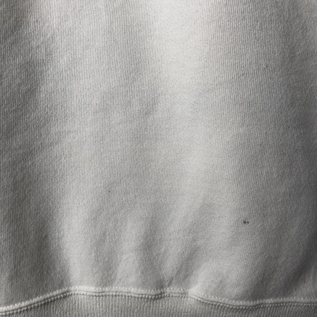 90s-00'S Hanes ACTIVEWEAR Mickey Mouse Character Sweatshirt, Made in USA, Men's Size XL cotton white type Vintage Second Hand