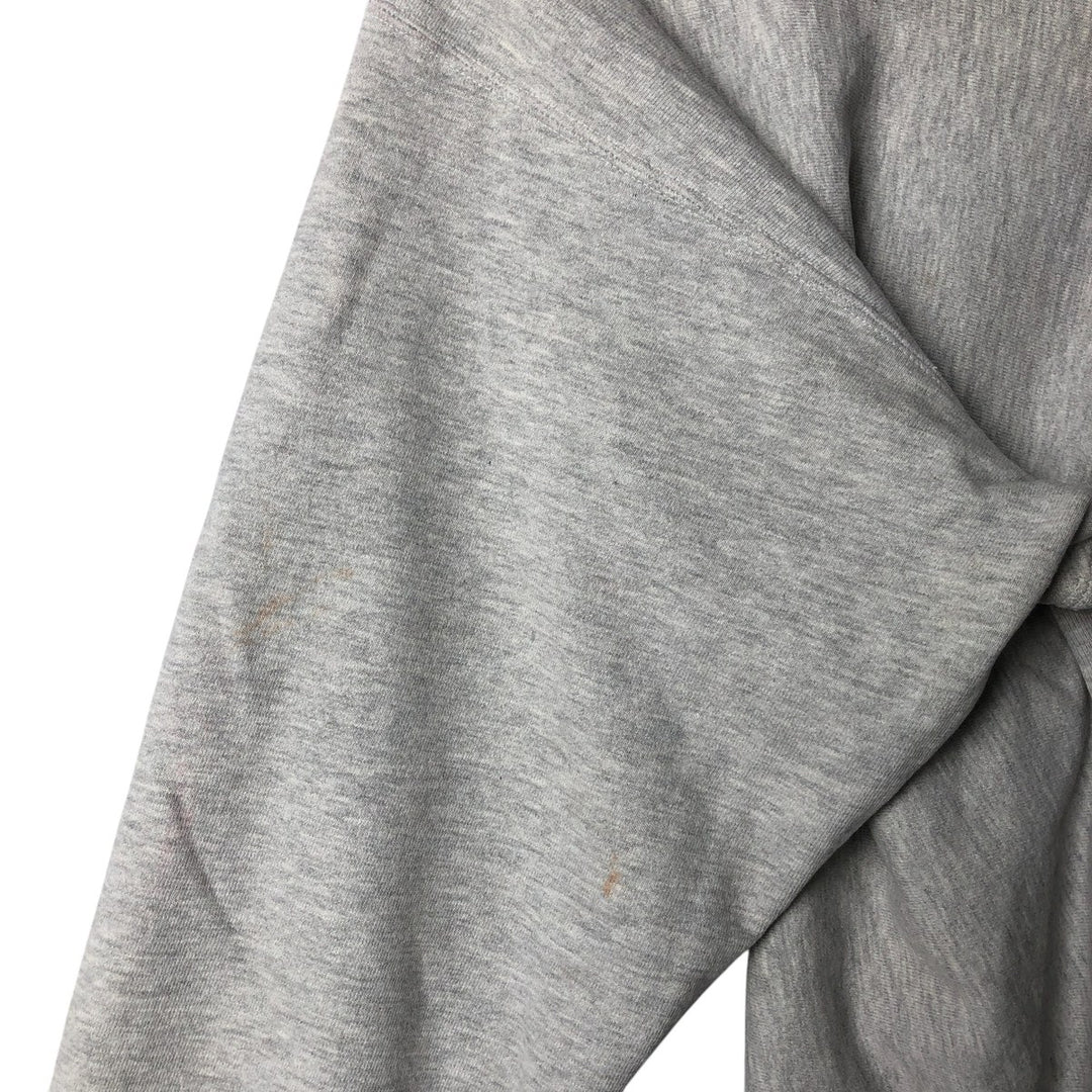 90'S Champion Reverse Weave Embroidered Tag College Sweatshirt Trainer Made in USA Men's XXL Vintage cotton gray type Vintage Second Hand